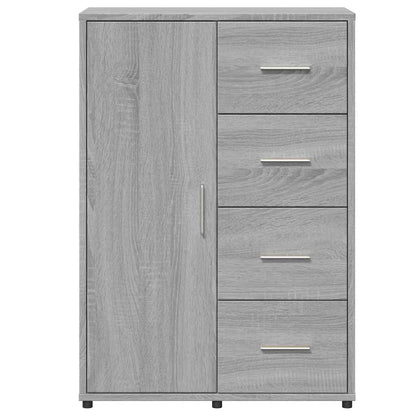vidaXL Sideboards 2 pcs Grey Sonoma 60x31x84 cm Engineered Wood