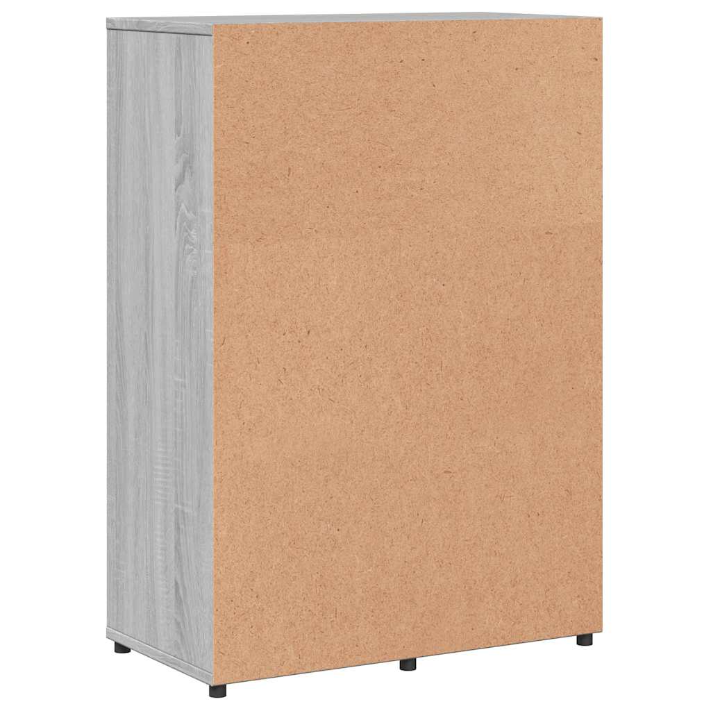 vidaXL Sideboards 2 pcs Grey Sonoma 60x31x84 cm Engineered Wood