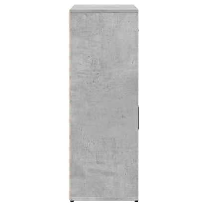 vidaXL Sideboards 2 pcs Concrete Grey 60x30x84 cm Engineered Wood