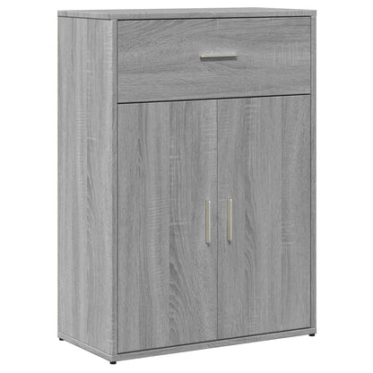 vidaXL Sideboards 2 pcs Grey Sonoma 60x30x84 cm Engineered Wood