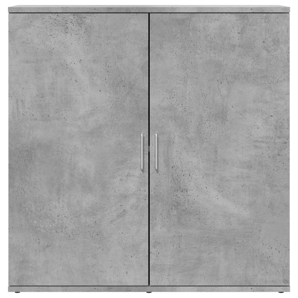 vidaXL Sideboards 2 pcs Concrete Grey 79x38x80 cm Engineered Wood