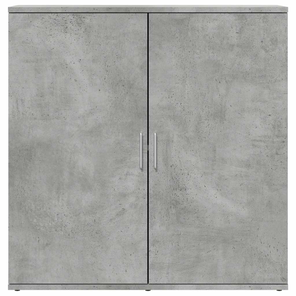 vidaXL Sideboards 2 pcs Concrete Grey 79x38x80 cm Engineered Wood