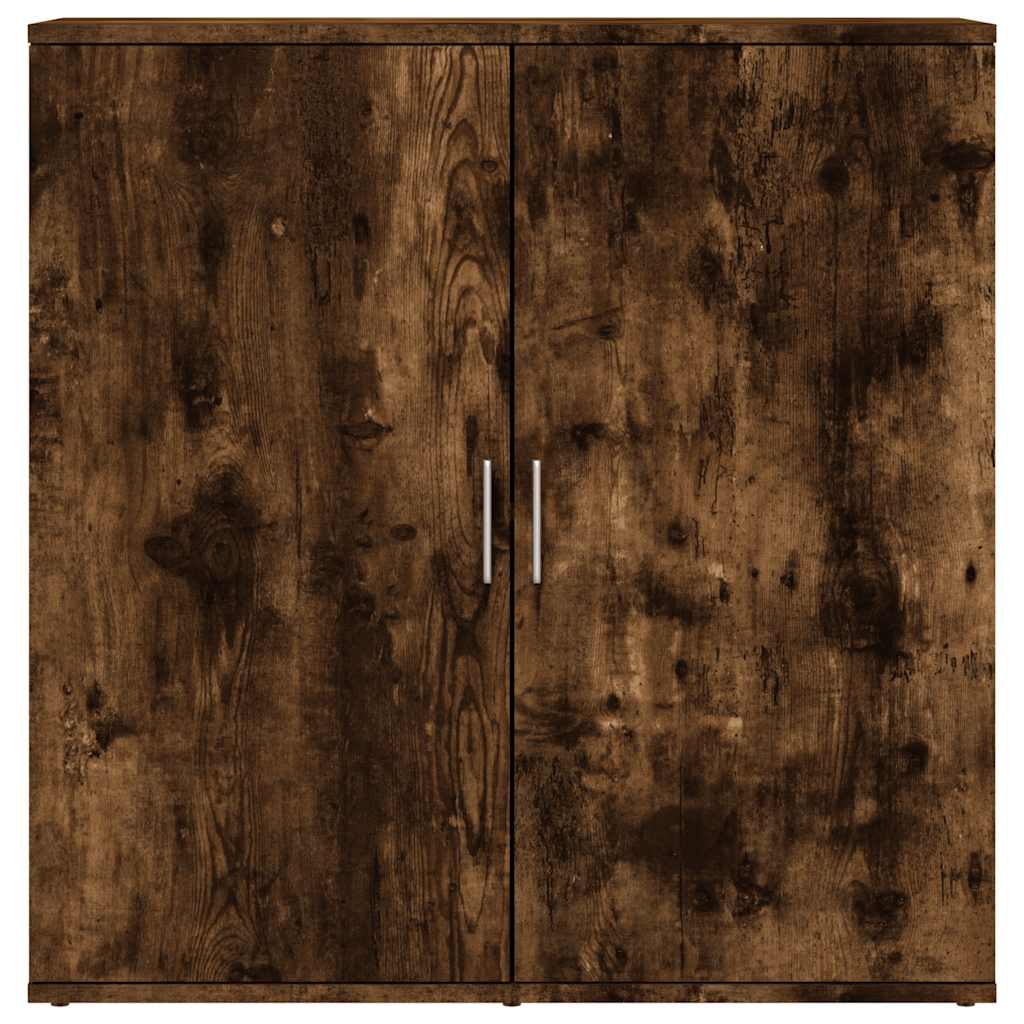 vidaXL Sideboards 2 pcs Smoked Oak 79x38x80 cm Engineered Wood