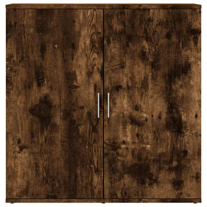 vidaXL Sideboards 2 pcs Smoked Oak 79x38x80 cm Engineered Wood