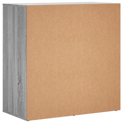vidaXL Sideboards 2 pcs Grey Sonoma 79x38x80 cm Engineered Wood