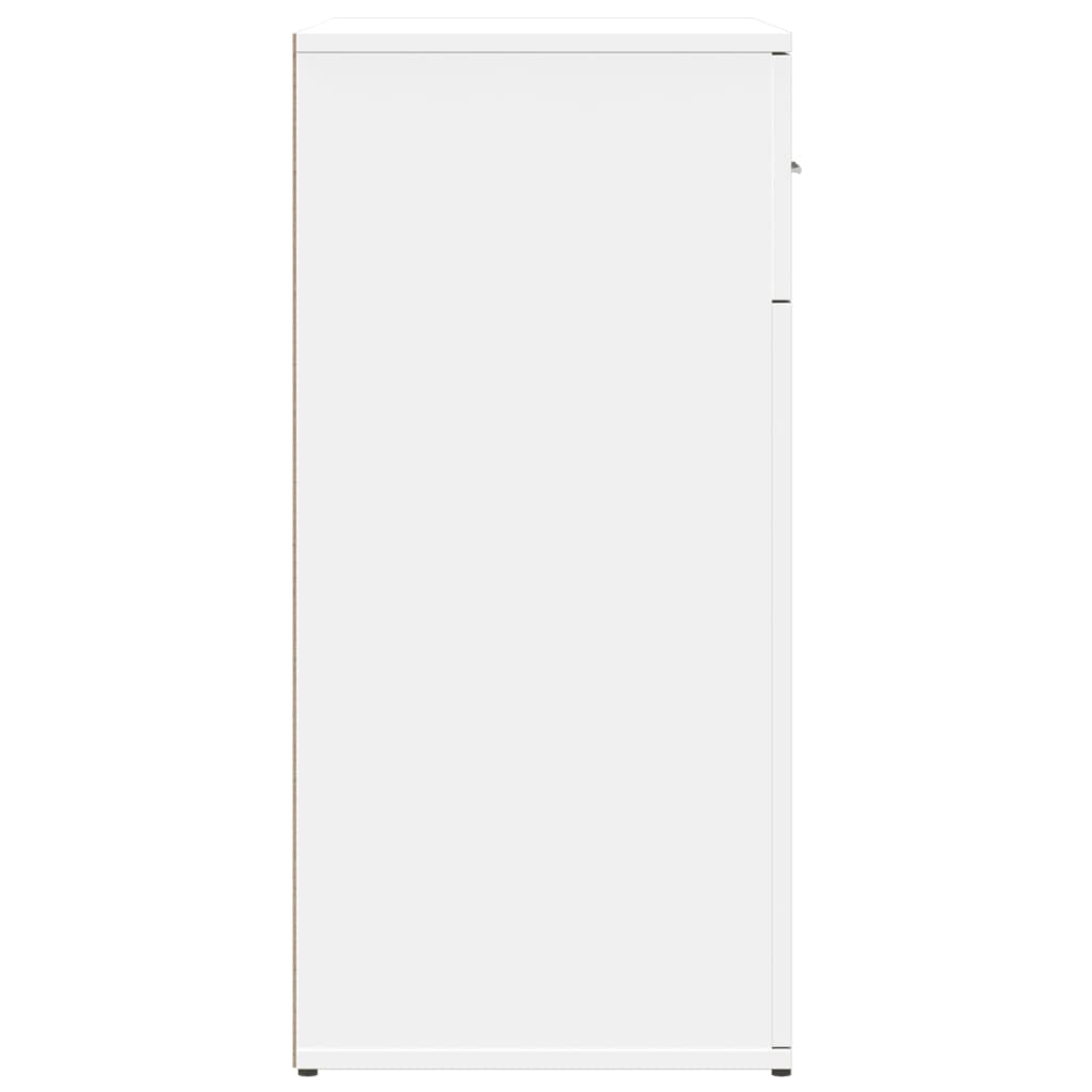 vidaXL Sideboards 2 pcs White 79x38x80 cm Engineered Wood
