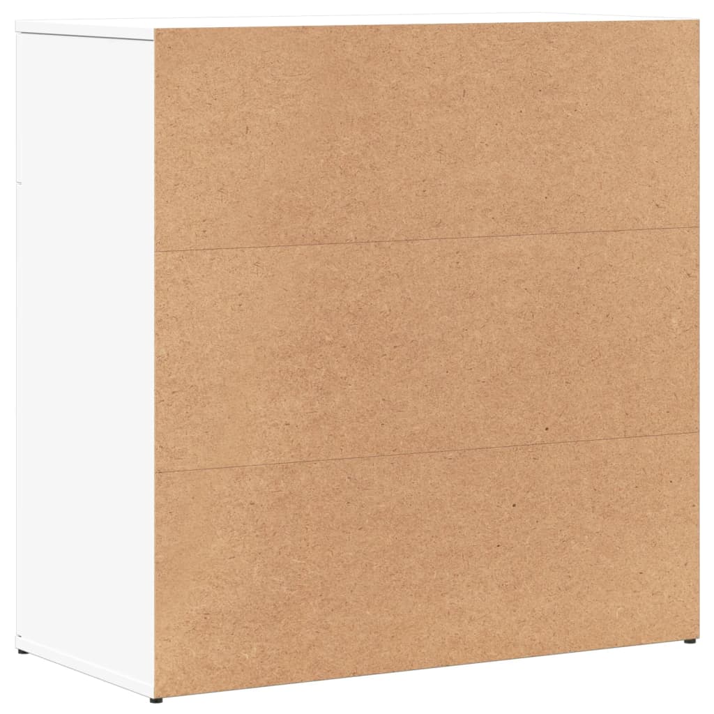 vidaXL Sideboards 2 pcs White 79x38x80 cm Engineered Wood