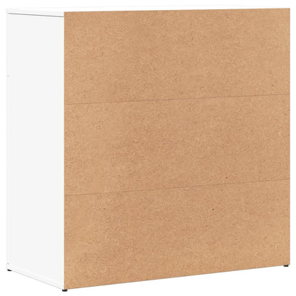 vidaXL Sideboards 2 pcs White 79x38x80 cm Engineered Wood