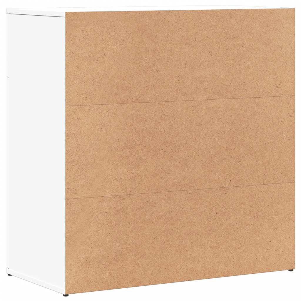 vidaXL Sideboards 2 pcs White 79x38x80 cm Engineered Wood