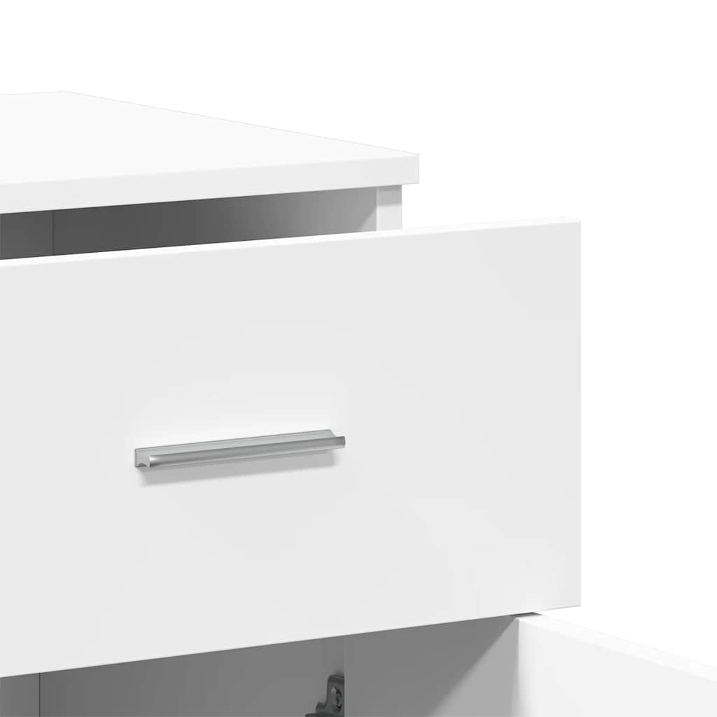 vidaXL Sideboards 2 pcs White 79x38x80 cm Engineered Wood