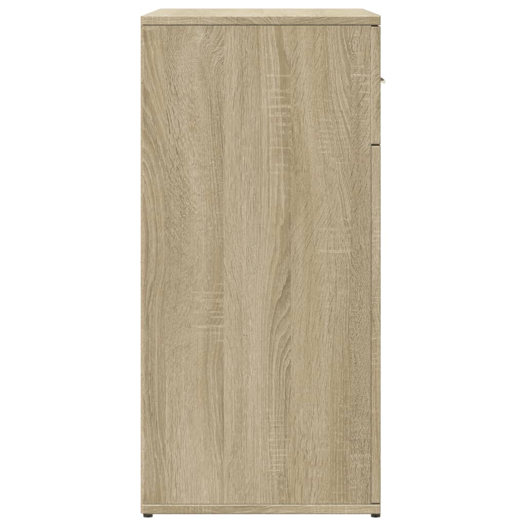 vidaXL Sideboards 2 pcs Sonoma Oak 79x38x80 cm Engineered Wood