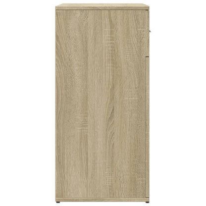 vidaXL Sideboards 2 pcs Sonoma Oak 79x38x80 cm Engineered Wood