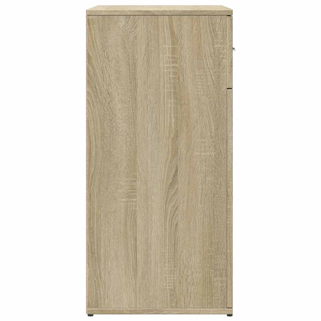 vidaXL Sideboards 2 pcs Sonoma Oak 79x38x80 cm Engineered Wood