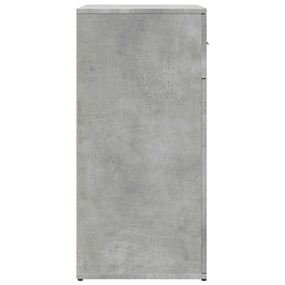 vidaXL Sideboards 2 pcs Concrete Grey 79x38x80 cm Engineered Wood