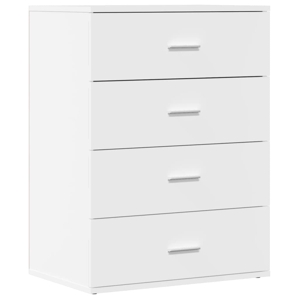 vidaXL Sideboards 2 pcs White 60x39x80 cm Engineered Wood