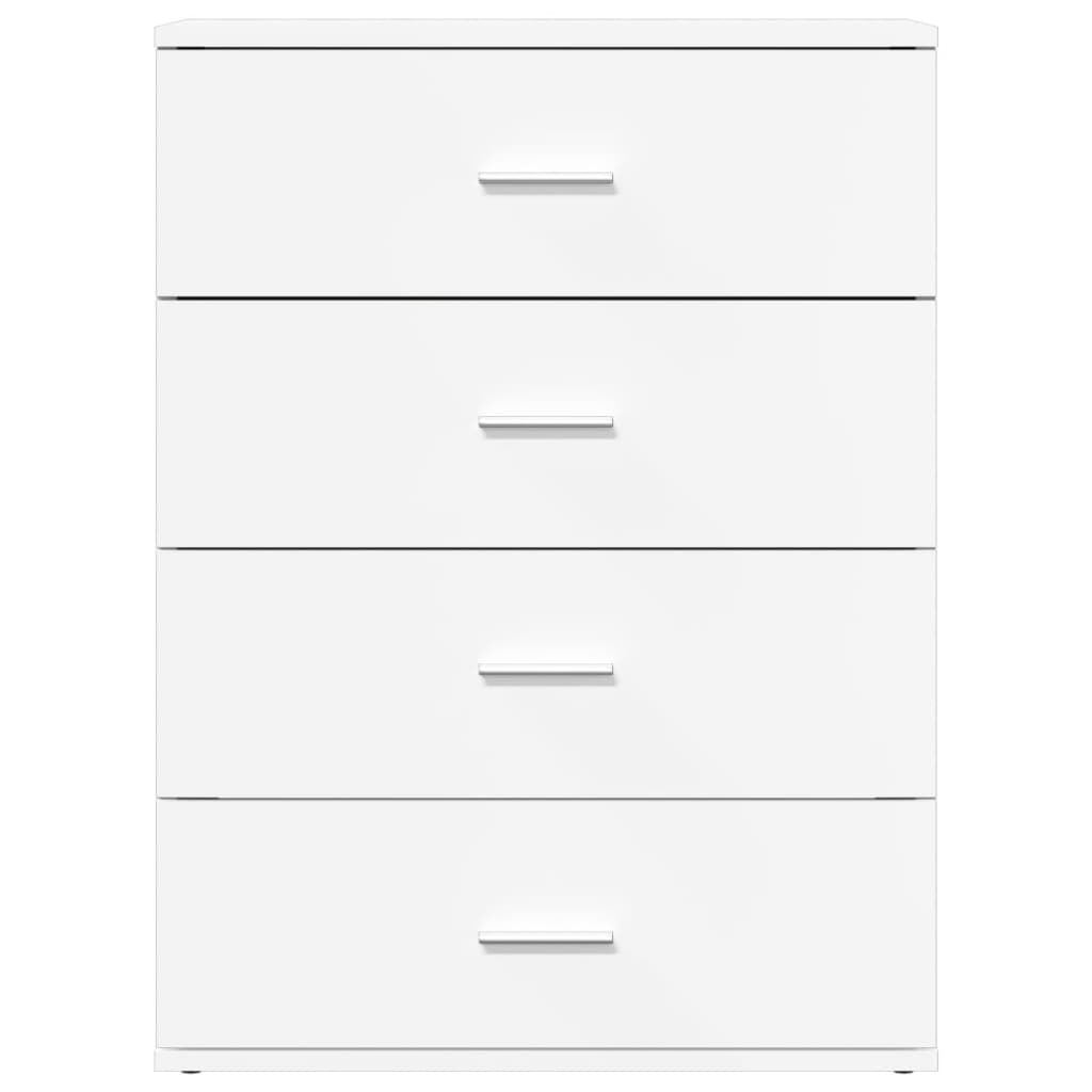 vidaXL Sideboards 2 pcs White 60x39x80 cm Engineered Wood