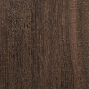 vidaXL Sideboards 2 pcs Brown Oak 60x39x80 cm Engineered Wood