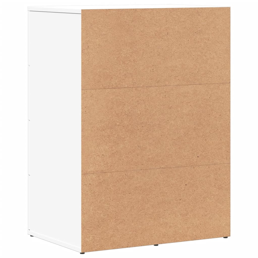 vidaXL Sideboards 2 pcs White 59x39x80 cm Engineered Wood