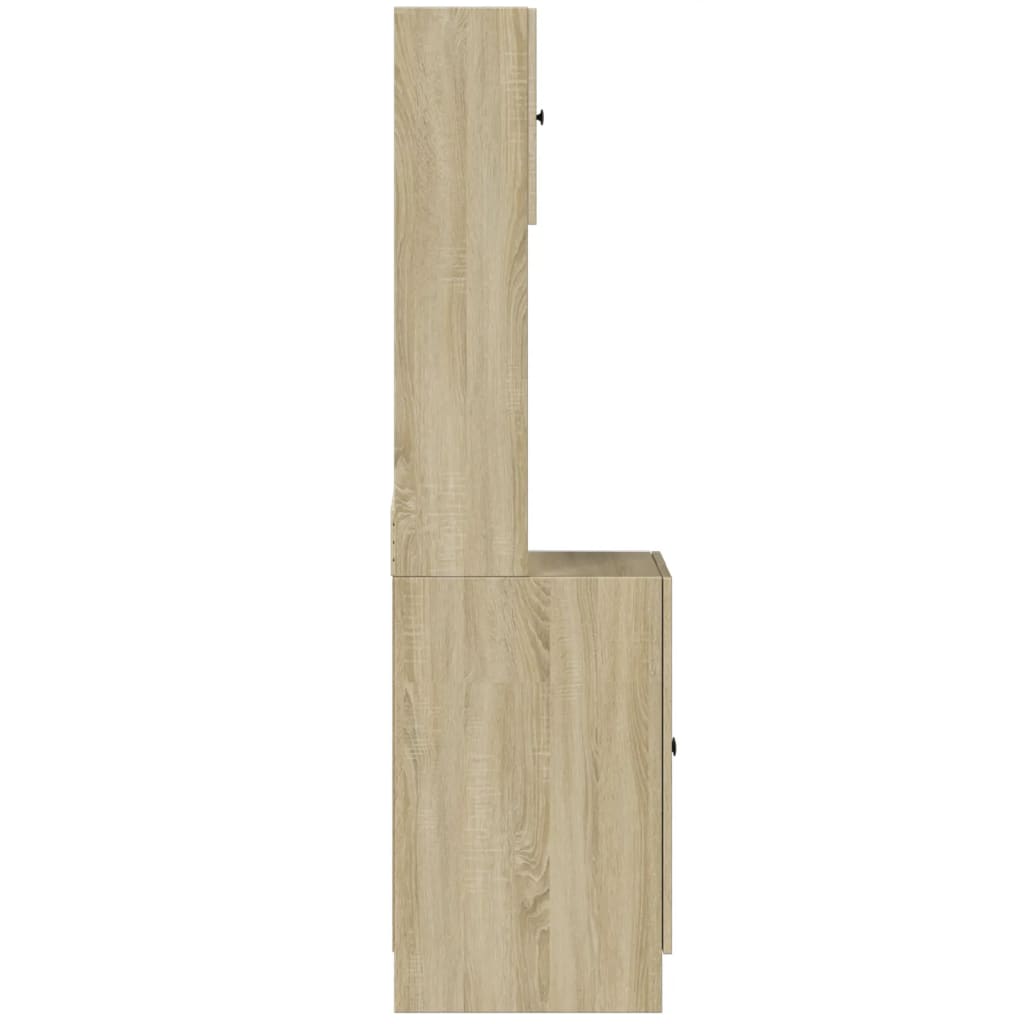 vidaXL Kitchen Cabinet Sonoma Oak 60x50x180 cm Engineered Wood