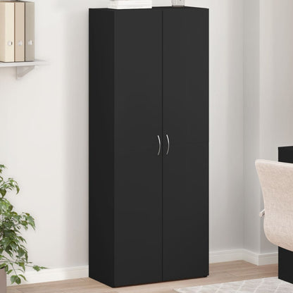 vidaXL File Cabinet Black 60x32x153 cm Engineered Wood