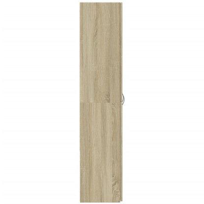 vidaXL File Cabinet Sonoma Oak 60x32x153 cm Engineered Wood