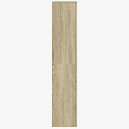 vidaXL Highboard Sonoma Oak 80x35x180 cm Engineered Wood