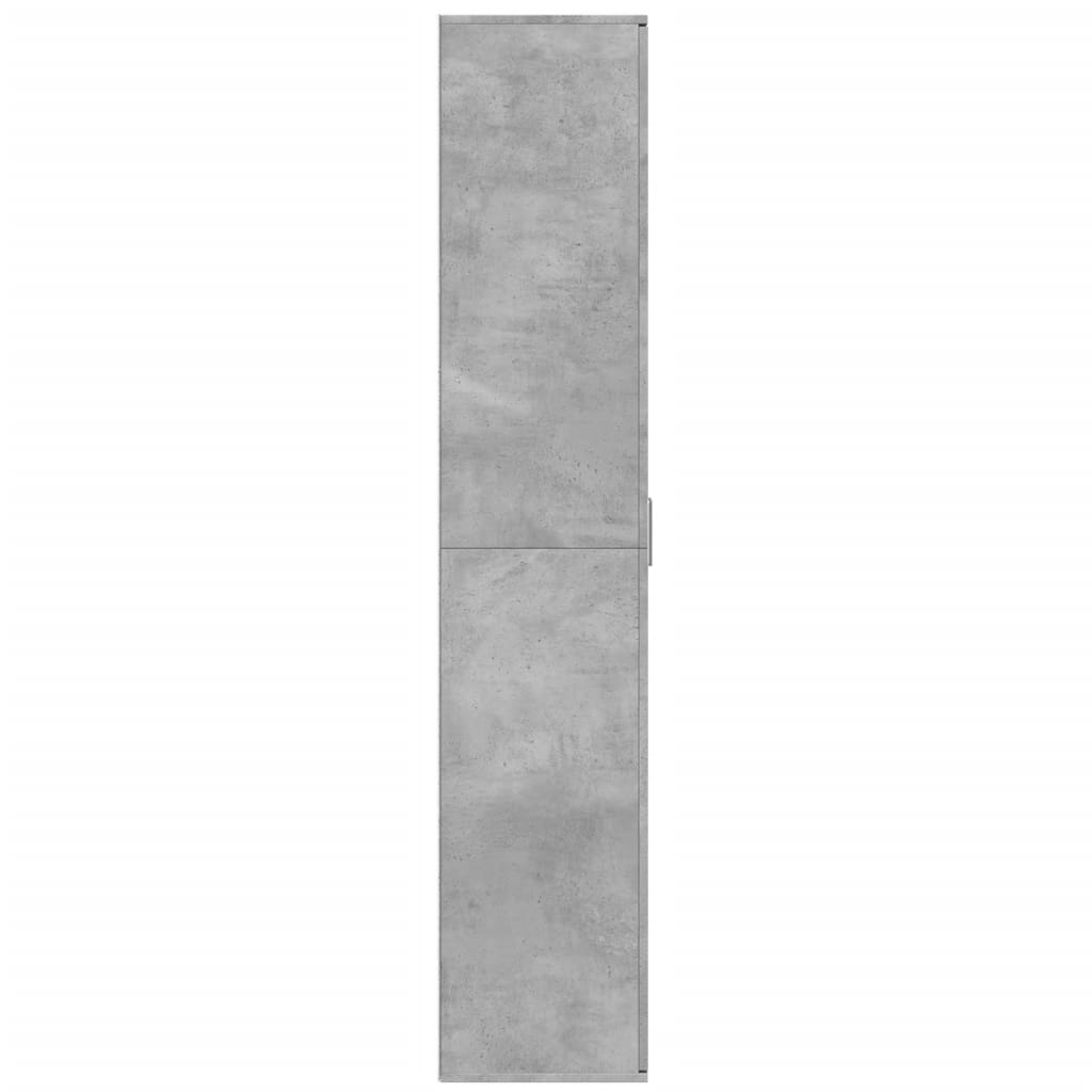 vidaXL Highboard Concrete Grey 80x35x180 cm Engineered Wood