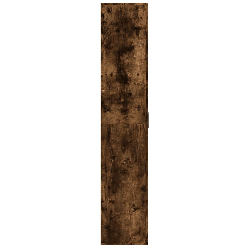 vidaXL Highboard Smoked Oak 80x35x180 cm Engineered Wood