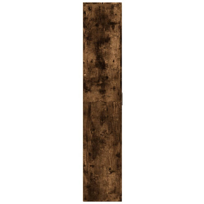 vidaXL Highboard Smoked Oak 80x35x180 cm Engineered Wood