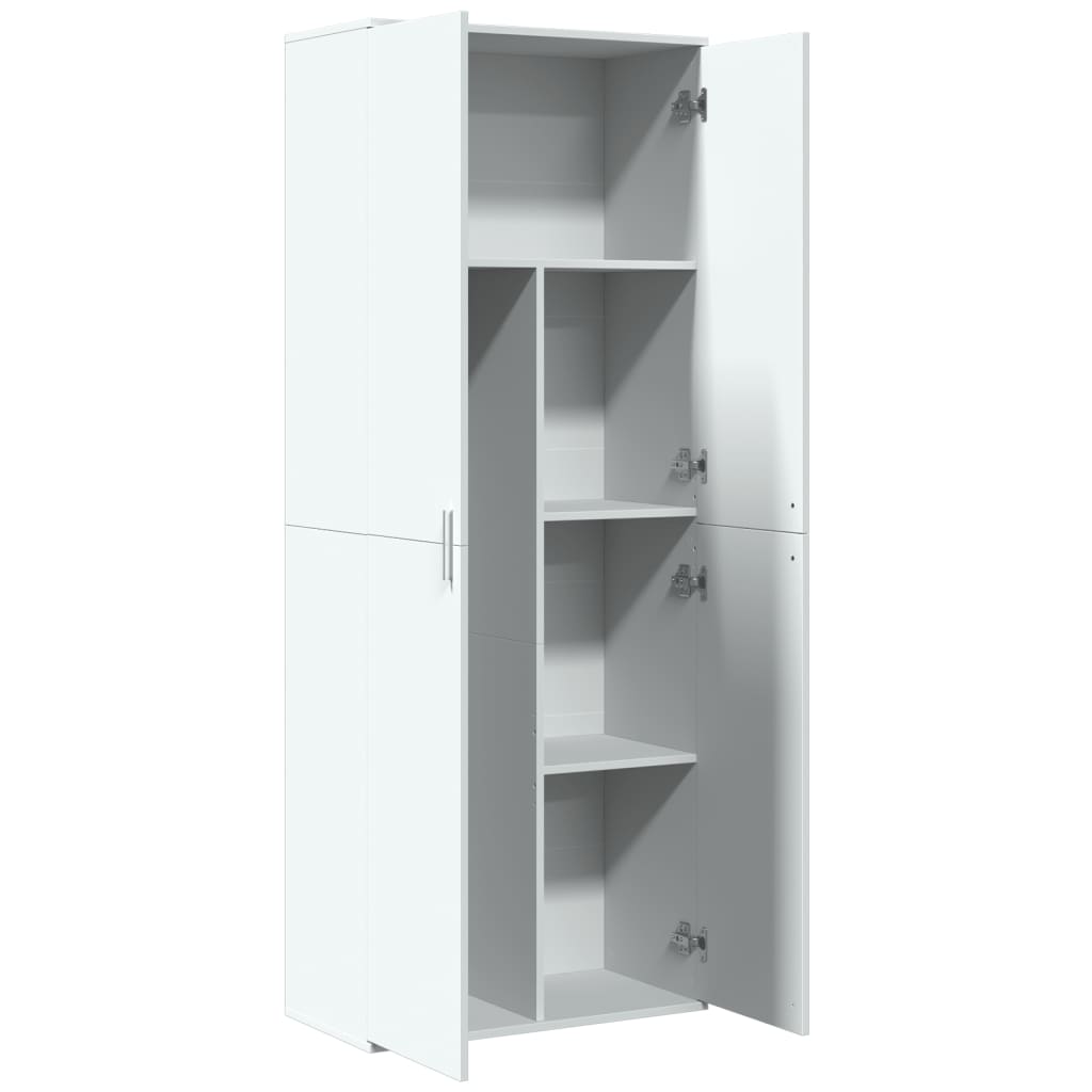 vidaXL Highboard White 70x35x180 cm Engineered Wood