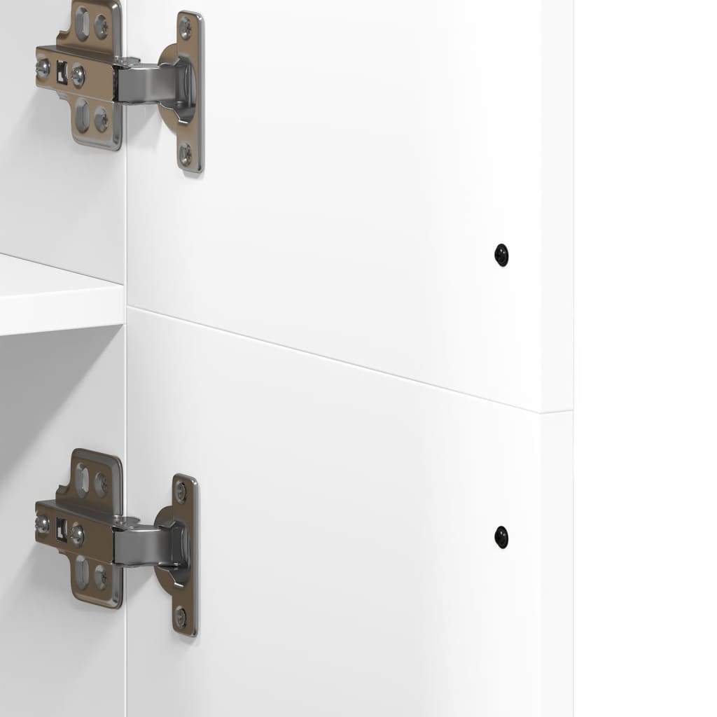 vidaXL Highboard White 70x35x180 cm Engineered Wood