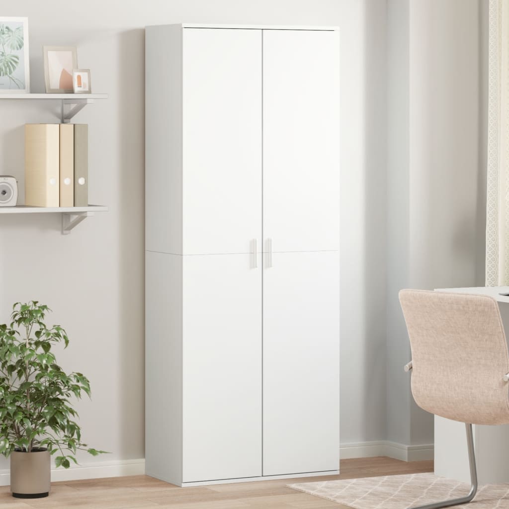 vidaXL Highboard White 70x35x180 cm Engineered Wood