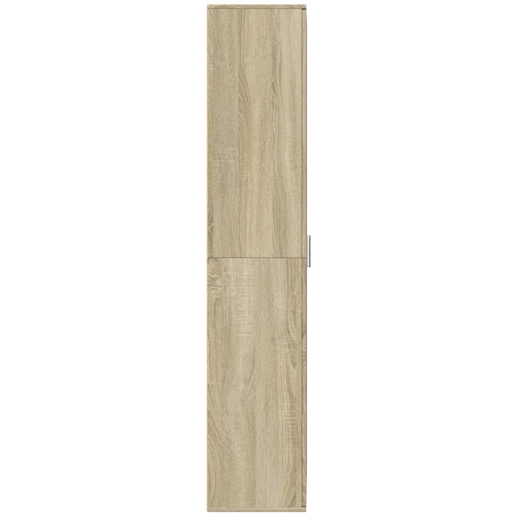 vidaXL Highboard Sonoma Oak 70x35x180 cm Engineered Wood