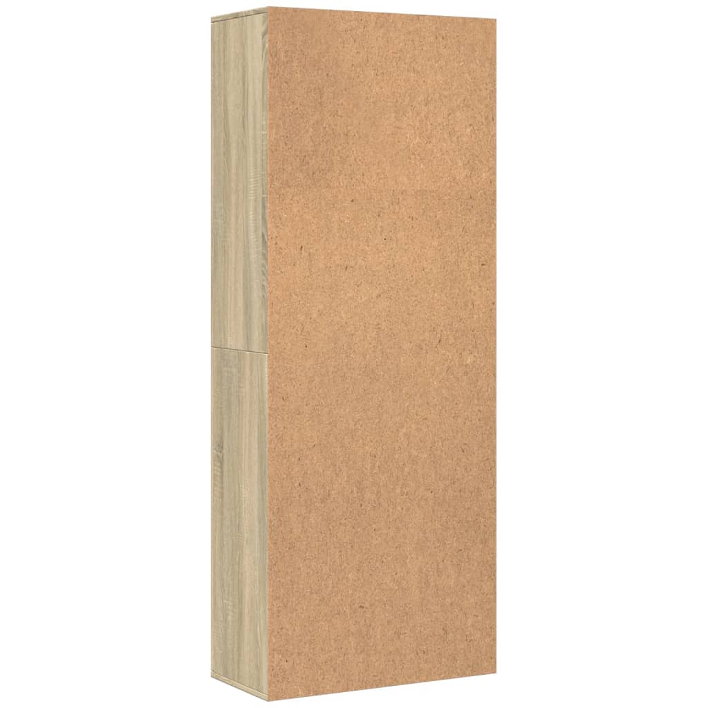 vidaXL Highboard Sonoma Oak 70x35x180 cm Engineered Wood