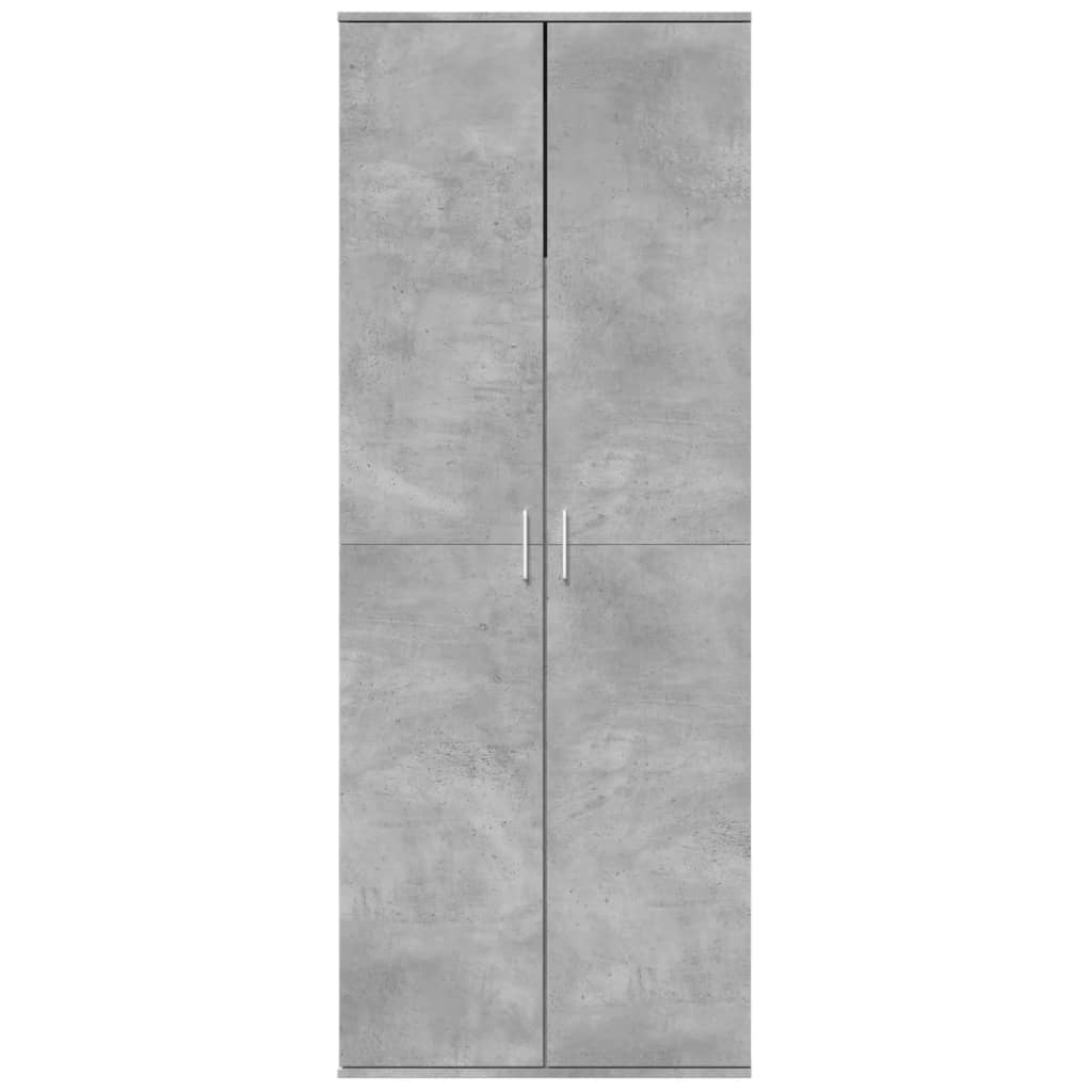 vidaXL Highboard Concrete Grey 70x35x180 cm Engineered Wood