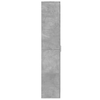vidaXL Highboard Concrete Grey 70x35x180 cm Engineered Wood