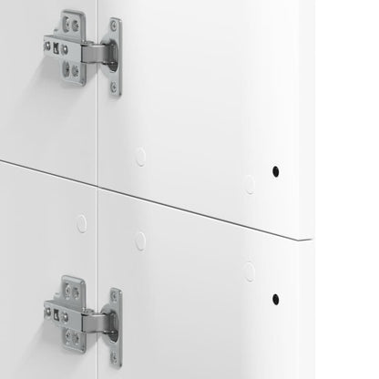 vidaXL Highboard White 60x35x180 cm Engineered Wood