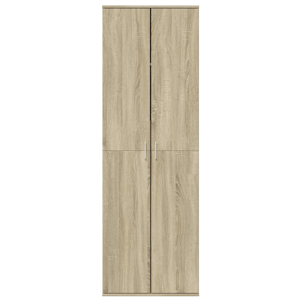 vidaXL Highboard Sonoma Oak 60x35x180 cm Engineered Wood