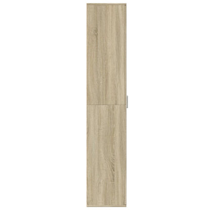 vidaXL Highboard Sonoma Oak 60x35x180 cm Engineered Wood