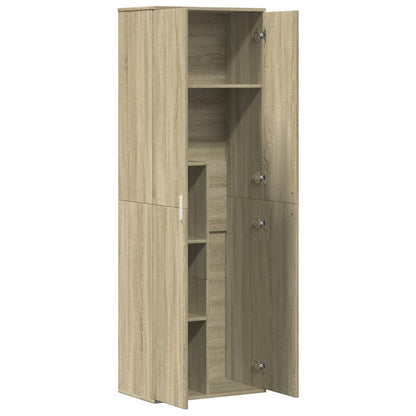 vidaXL Highboard Sonoma Oak 60x35x180 cm Engineered Wood