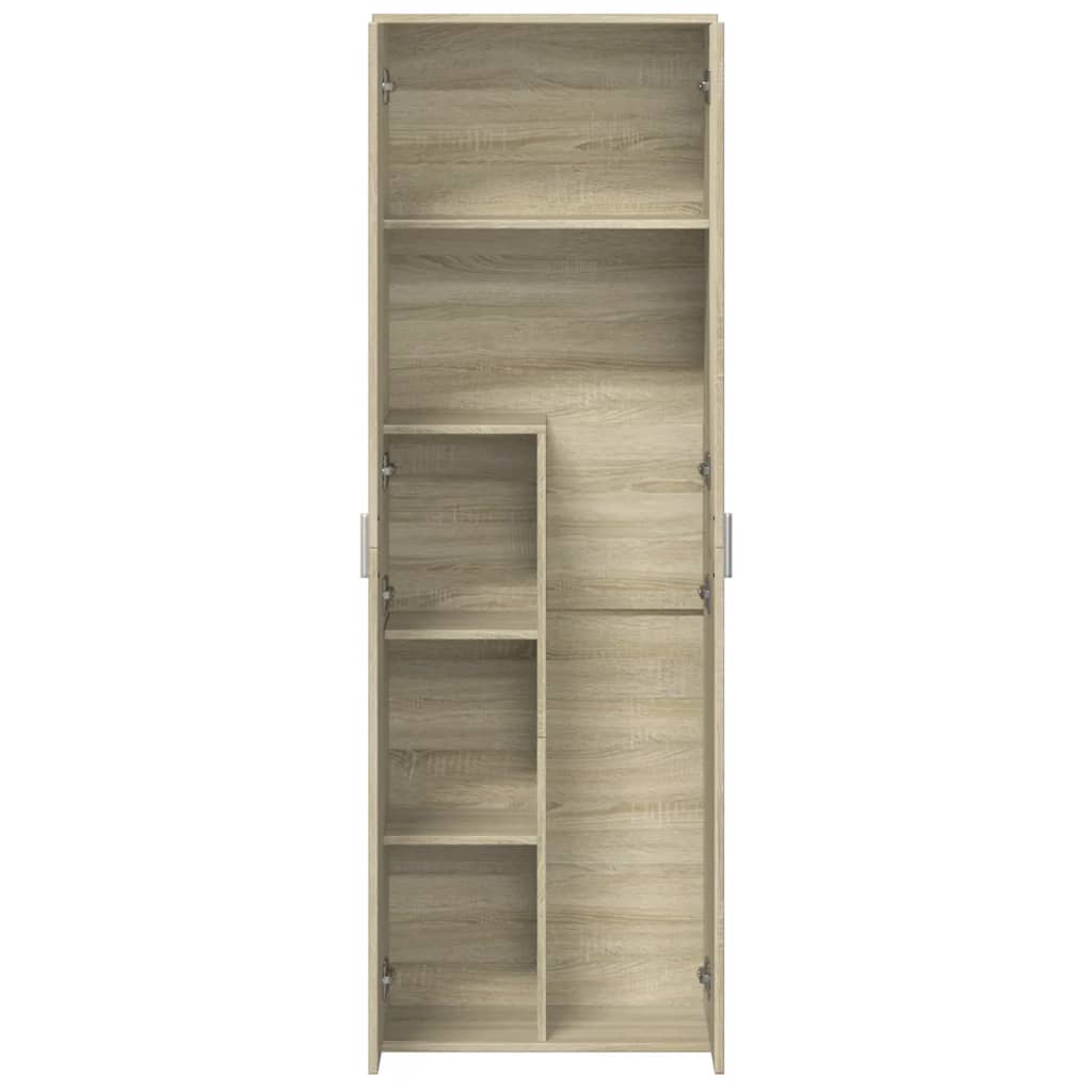 vidaXL Highboard Sonoma Oak 60x35x180 cm Engineered Wood