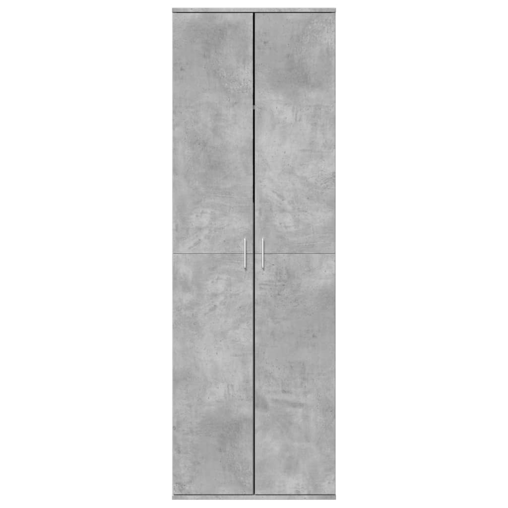 vidaXL Highboard Concrete Grey 60x35x180 cm Engineered Wood