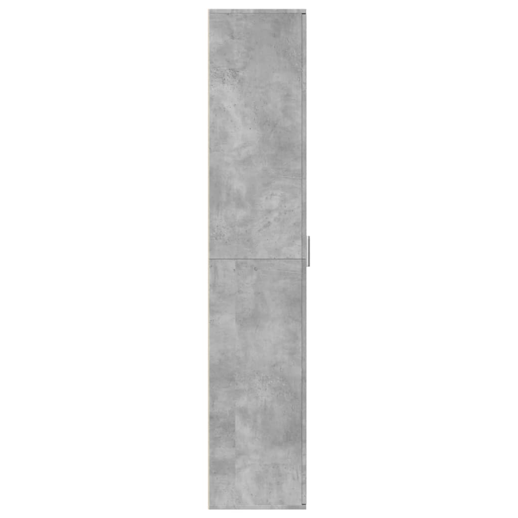 vidaXL Highboard Concrete Grey 60x35x180 cm Engineered Wood