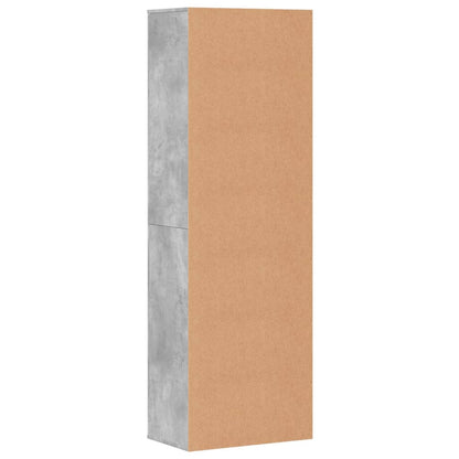 vidaXL Highboard Concrete Grey 60x35x180 cm Engineered Wood