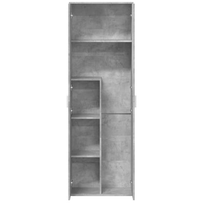 vidaXL Highboard Concrete Grey 60x35x180 cm Engineered Wood