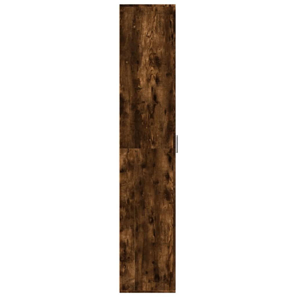 vidaXL Highboard Smoked Oak 60x35x180 cm Engineered Wood