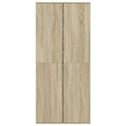 vidaXL Shoe Cabinet Sonoma Oak 80x39x178 cm Engineered Wood