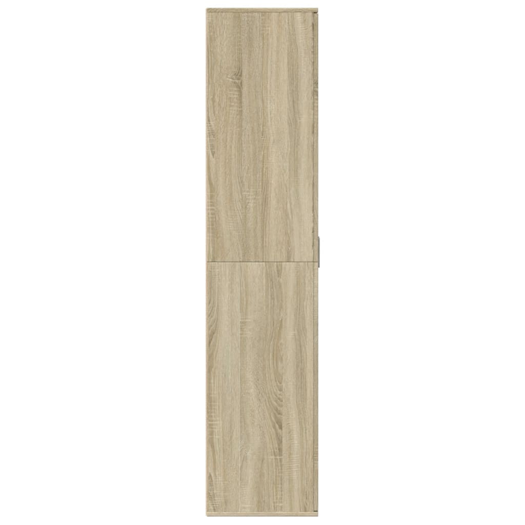 vidaXL Shoe Cabinet Sonoma Oak 80x39x178 cm Engineered Wood