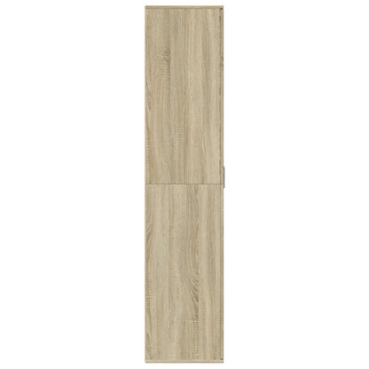 vidaXL Shoe Cabinet Sonoma Oak 80x39x178 cm Engineered Wood