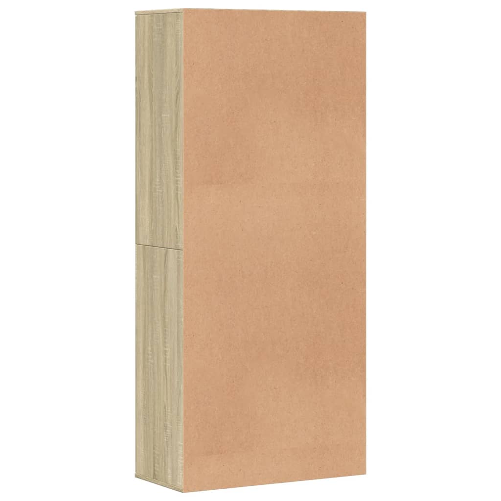 vidaXL Shoe Cabinet Sonoma Oak 80x39x178 cm Engineered Wood